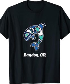 Bandon OR Native American Tribal Orca Killer Whale T-Shirt